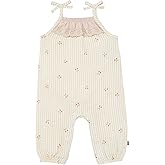 Modern Moments by Gerber baby-girls Self Eyelet Ruffle Long Leg Romper