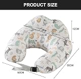Topchances Pregnancy Pillow Nursing Pillow U Shaped 100% Cotton Cover view 2