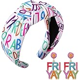 YAHPERN Teacher Headband for Women Wide Knotted Headbands Pencil Crayon School Headband Teacher Appreciation Gifts