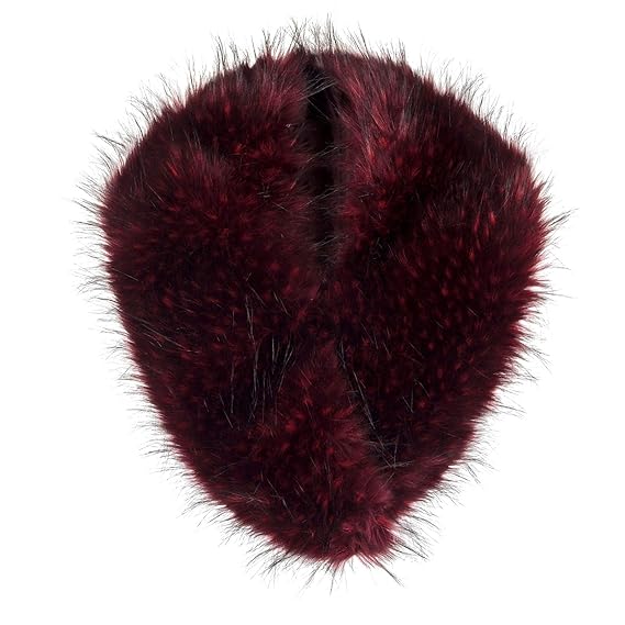 Futrzane Damen Winter Schal Fuchspelz Kragen Pelzkragen