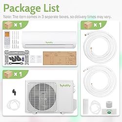 Hykolity Wifi Enabled 12,000 BTU Mini Split Air