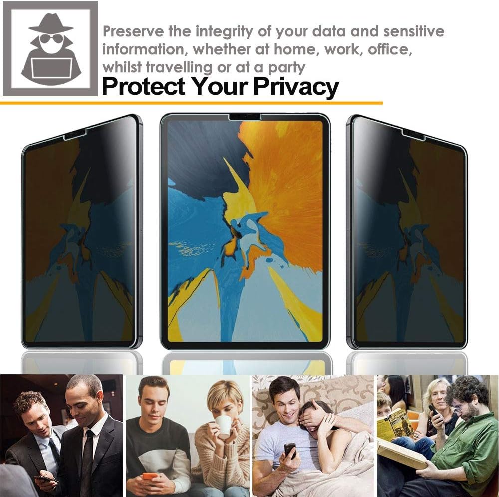 TECHGEAR Anti Spy iPad Air 4, 4th Generation, PRIVACY Glass Edition - Image 4