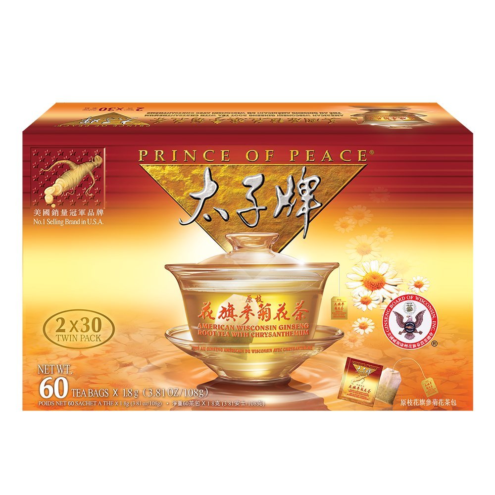 Prince of Peace®American Ginseng Root Tea w/Honey (Twin
