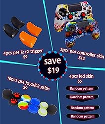 Silicone Skin for Ps4 Controller, 2pcs Anti-Slip