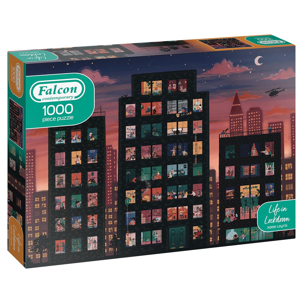 Jumbo, Falcon Contemporary - Life in Lockdown, Jigsaw Puzzles for Adults, 1,000 piece