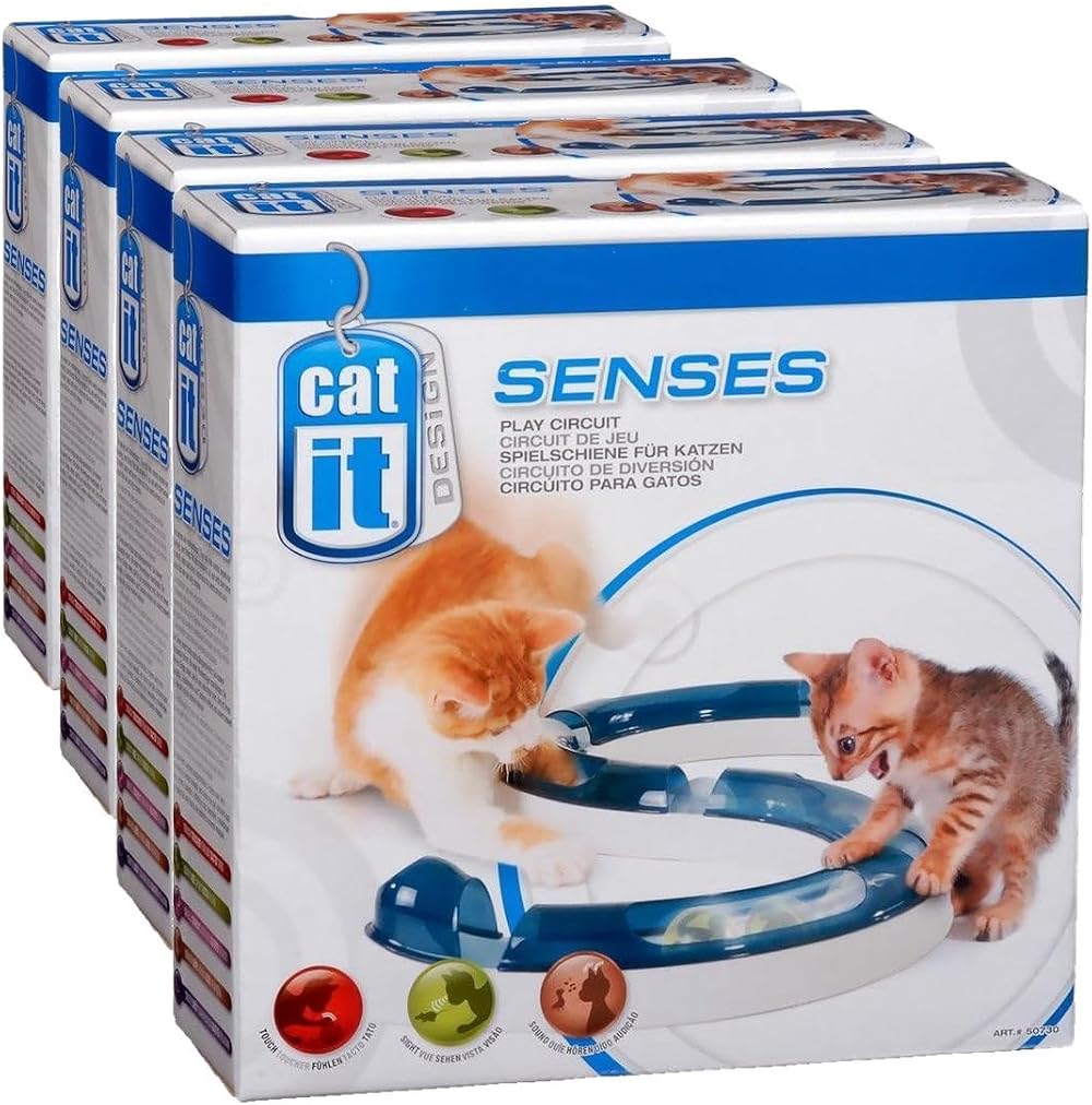 Catit Senses Play Circuit Pack of 4 Cat Toy Interactive Play Sets