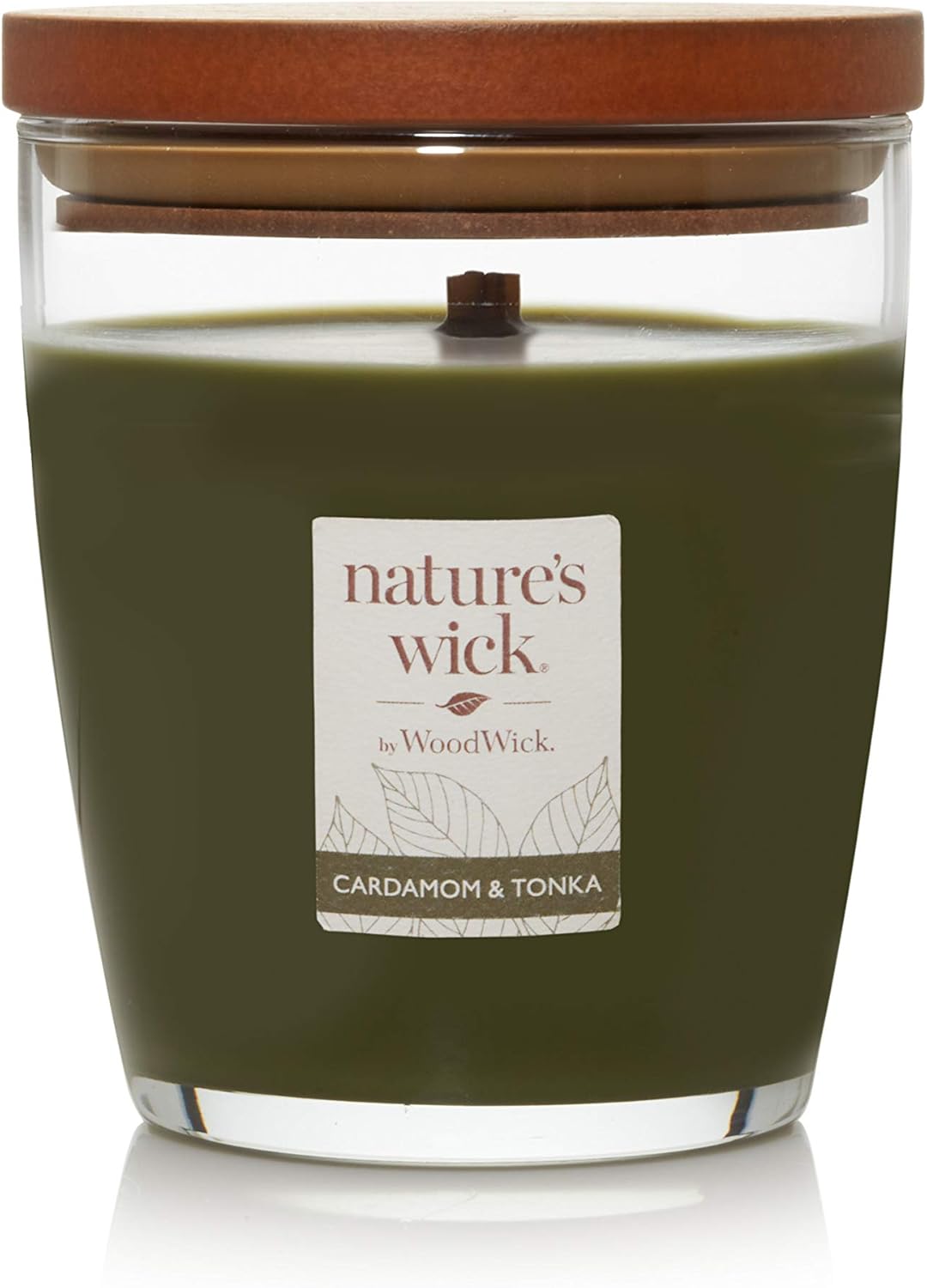Nature's Wick Cardamom & Tonka Candle, 18 oz Home & Kitchen