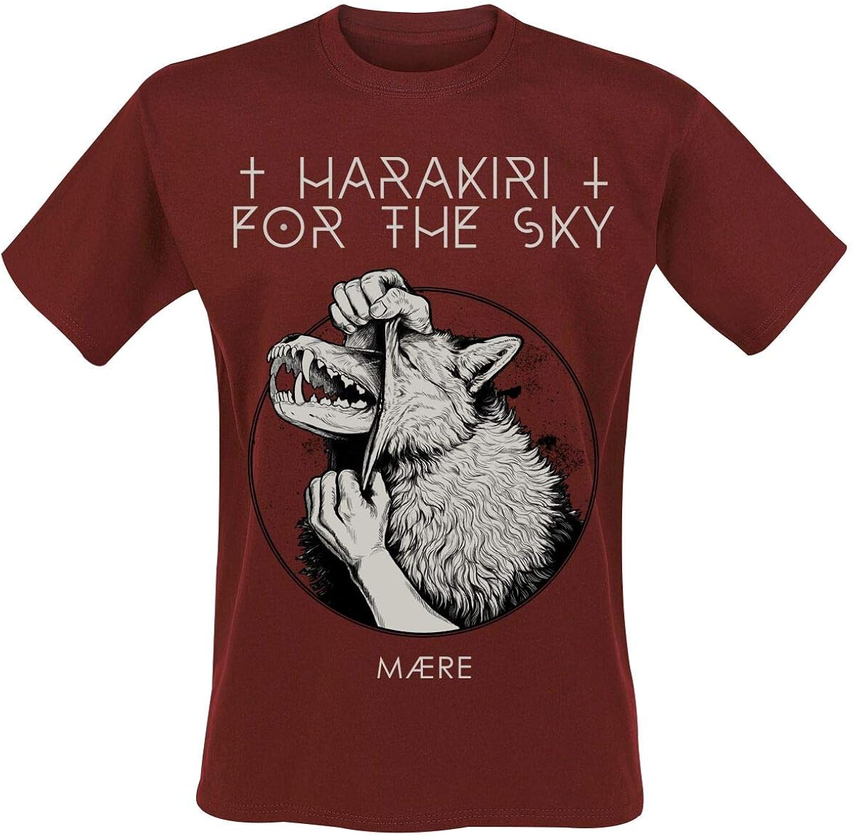 Harakiri For The Sky Maere Männer T-Shirt rot Band-Merch, Bands, Musik
