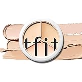 TFIT Multi-Use Pot Concealer - Triple Palette | High-Pigmented, Full Coverage & Crease-Proof | Korean Concealer for Dark Circles, Redness & Blemishes (00 Light, 0.52 Oz)