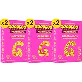 GOODLES Pasta Variety Pack, 21 Plant-Based Nutrients, 6 Pack, 8oz | 10g Protein, 7g Fiber with Prebiotics, Kosher, Clean Label Certified
