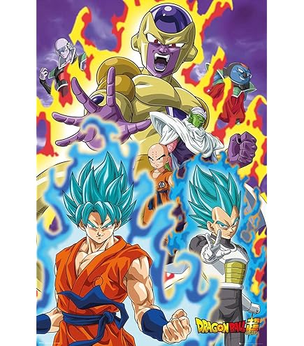 【STAYL FREE】キャンパスアート　ドラゴンボール　supreme Amazon｜ドラゴンボール悟空アニメーション ポスター壁アート