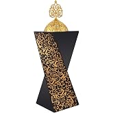 TERSCHELLING, Resin Incense Burner Bakhoor Incense Burner Charcoal Incense Burner Yoga Spa Aromatherapy Office Home Decor Black