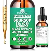 Soursop Bitters Liquid Drops- Organic Soursop Leaves Extract for Energy, Skin, Immune & Gut Health丨Natural Superfood Antioxid
