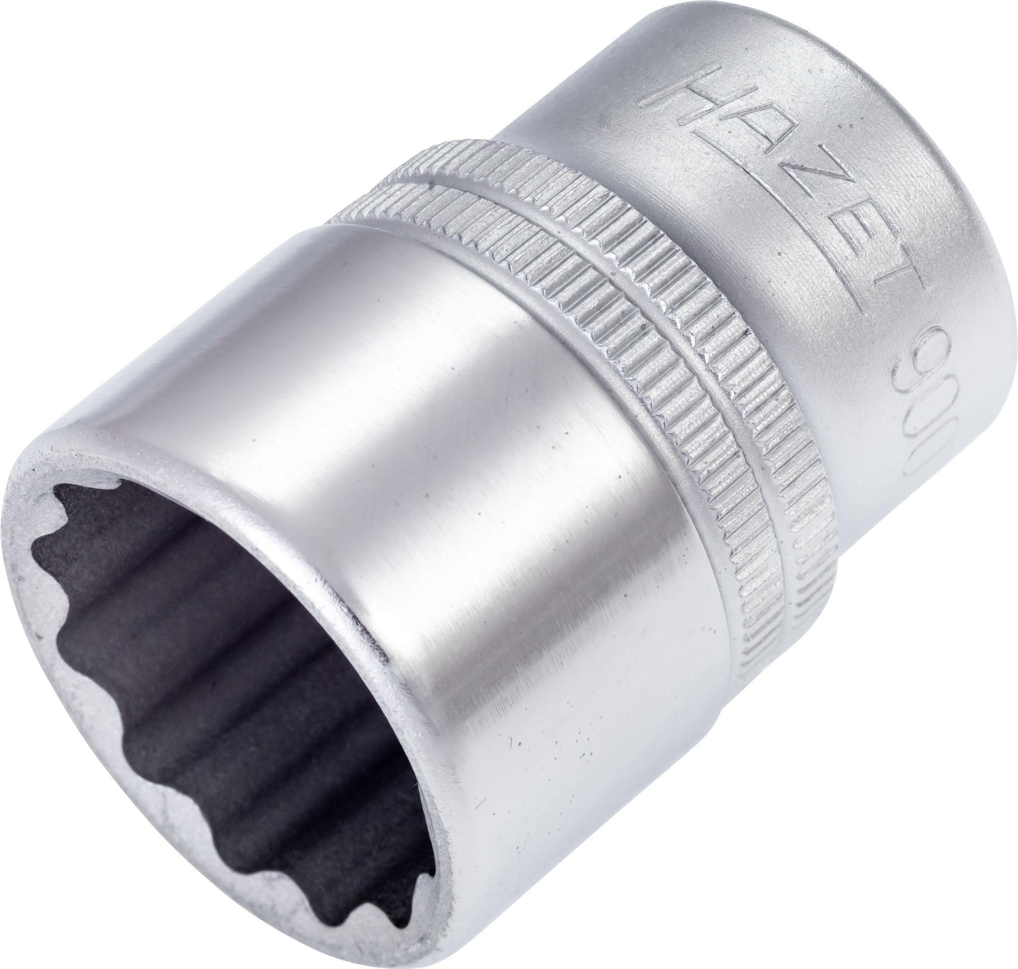 HAZET 900Z-22 41.5 mm 12-Point Traction Profile Socket - Chrome-Plated/Polished