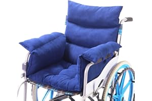 DIVECODE Wheelchair Cushion Soft Wheelchair Accessories Helps Prevent Pressure,Armrest and Supports Coccyx& Back,Non- Slip,Su