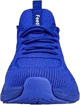 Feethit Men Running Shoes Breathable Lightweight Trainers Blue UK6 view 6