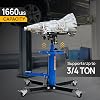 2-Stage Hydraulic Transmission Jack 1660 lbs Capacity with Swivel Wheels 2-Stage Hydraulic Transmission Jack 1660 lbs Capacity with Swivel Wheels