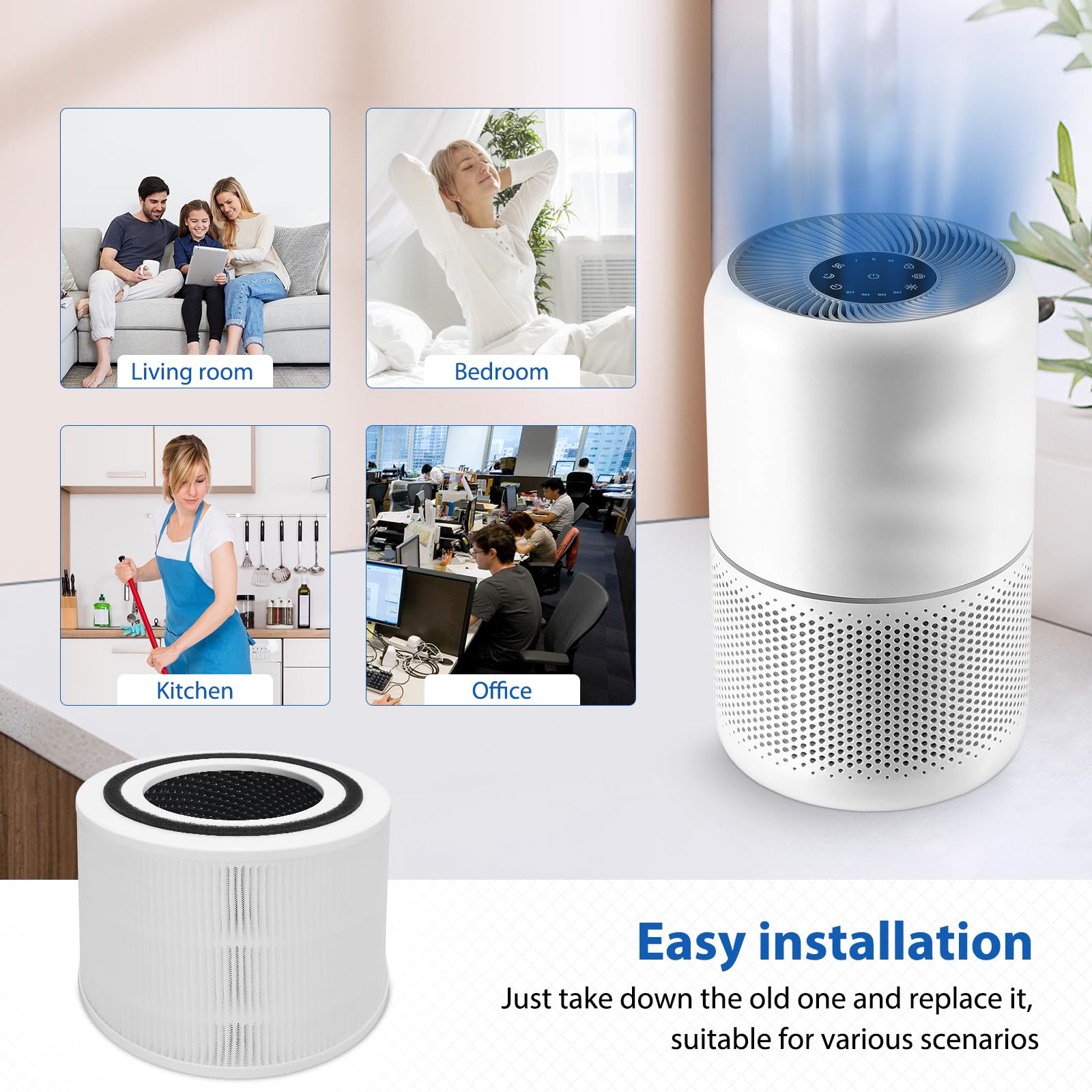 Core 300 Replacement Filter for LEVOIT Core 300 and Core 300S Vortex