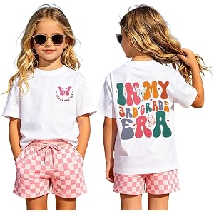 First Day of School Outfit for Girls in My 1st 2nd 3rd Grade Era Shirt First Second Third Back to School T-Shirt Top