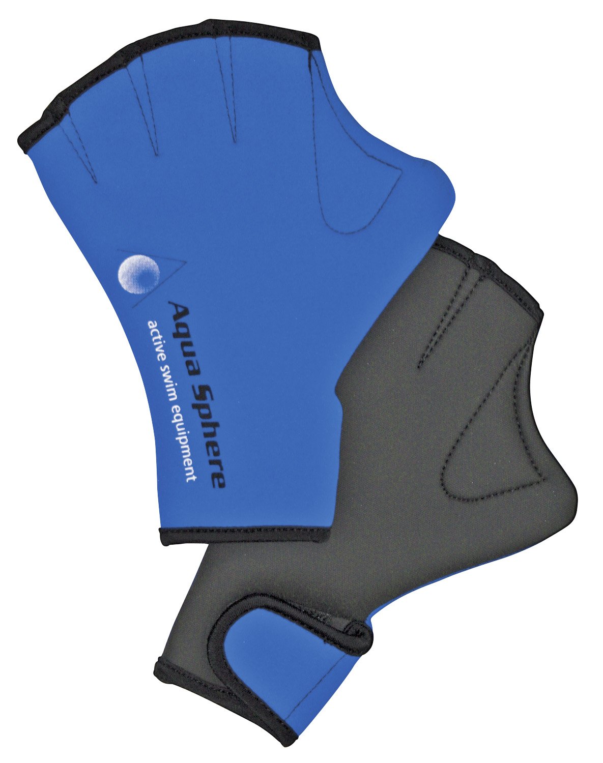 Aqua Sphere Aqua Glove Schwimmhandschuhe, Blau/Dunkelgrau, M Amazon.de