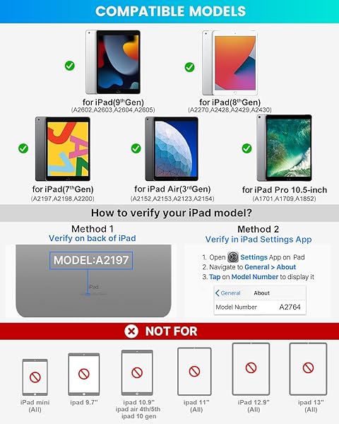 TYPECASE TOUCH FOR IPAD 9TH GENERATION CASE WITH KEYBOARD (10.2″, 2021),MULTI-TOUCH TRACKPAD,10 COLOR BACKLIGHT, 360° ROTATABLE, THIN & LIGHT FOR 8TH GEN (2020),7TH GEN (2019), AIR 3,PRO 10.5 (BLACK).