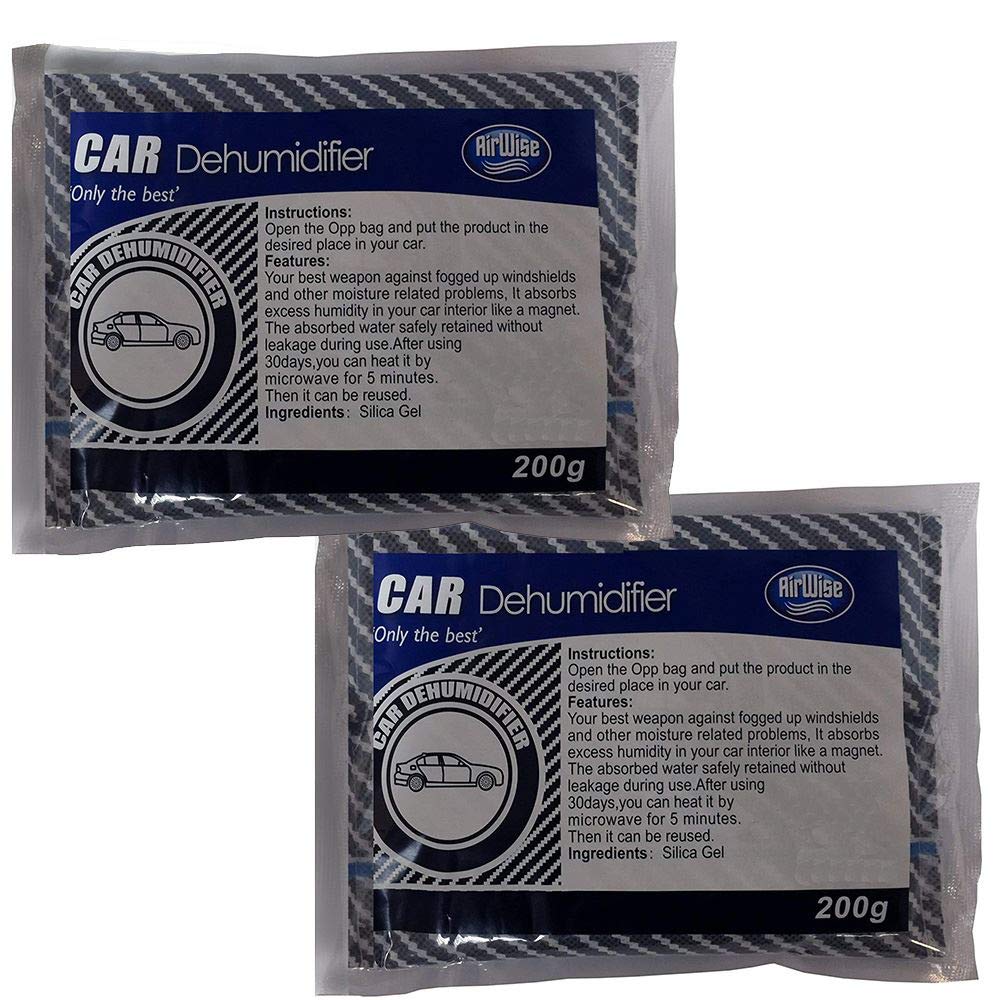 ASAB 2pk Mini Reutilizable Coche deshumidificador de Humedad Bolsa ...