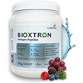 Bioxtron Collagen Peptides Powder - Unflavored, Type I Bovine with Stem Cell Renewal for Hair, Nail, Skin, Gut, Bone & Joint Health Support - Hyaluronic Acid, Protein, Biotin - 600g (30 Servings)