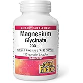 Natural Factors Magnesium Bisglycinate 200 mg 120 Vegetarian Capsules