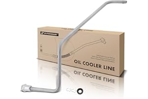 A-Premium Automatic Transmission Oil Cooler Line Hose Assembly Compatible with Chevrolet Trailblazer GMC Envoy Buick Rainier 
