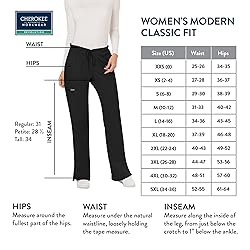 Cherokee Women's Mid Rise Moderate Flare Drawstring