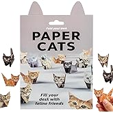 Paper Cats Origami Kit, 50pcs DIY 3D Origami Animal Kit for Create Adorable Paper Cats, Creative Craft Activity for Cat Lover