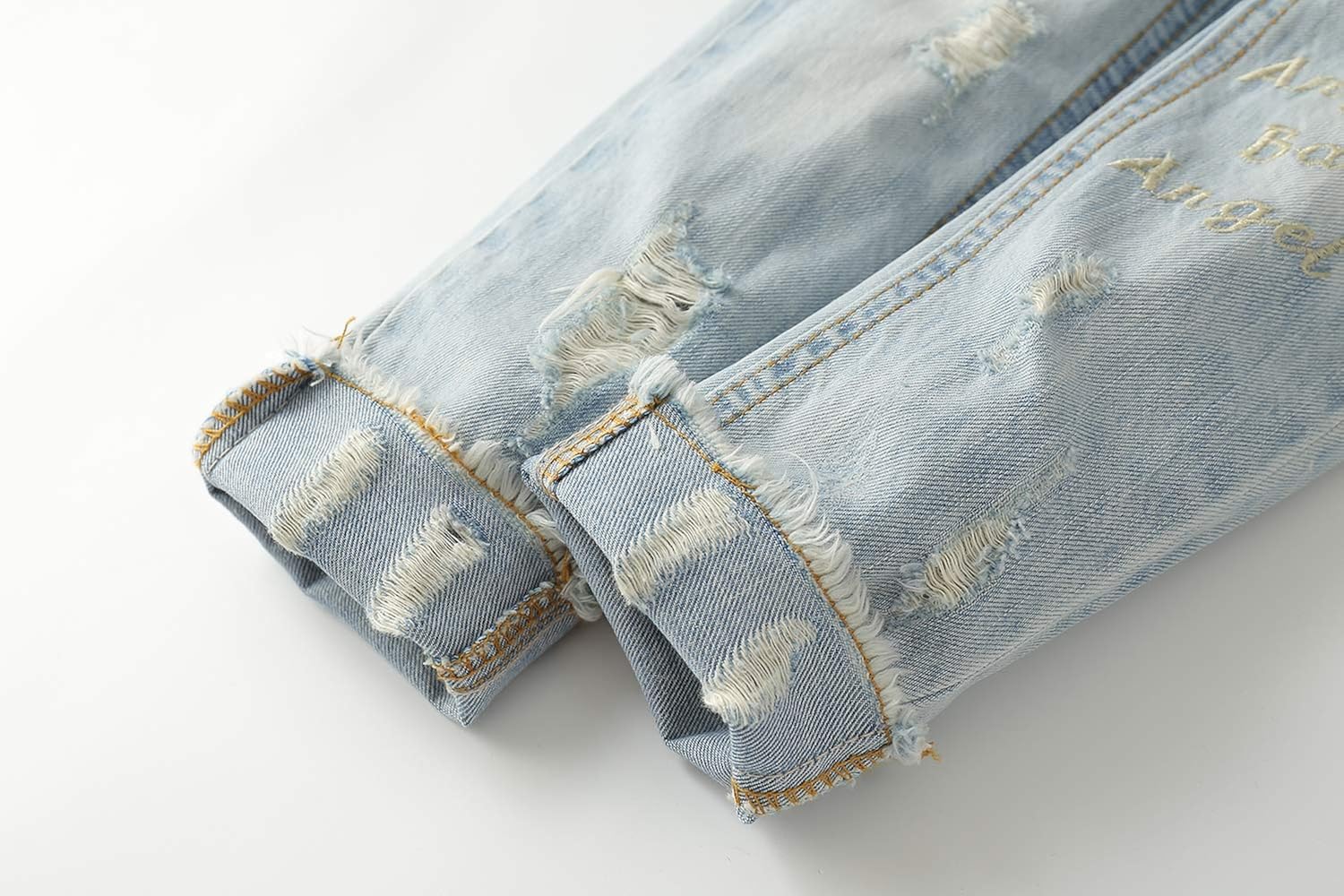 Kidscool Baby Little Kids Ripped Holes Stone Washed Soft Slim Jeans: Clothing