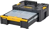 DEWALT T-Stak III DWST1-70705 Tool Storage Box with Drawer Yellow Black view 4