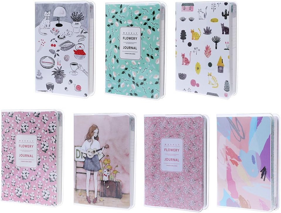 Sidougeri Cute Daily Monthly Weekly Planner Notebook Agenda Calendar School Supplies Gift