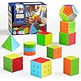 STEAM Life Speed Cube Set 10 Pack Magic Cube | Includes Speed Cubes 3x3, 2x2, 4x4, Pyramid Cube, Megaminx Cube Puzzle Cube Bundle Collection Cube Toys Gift for Kids & Adults