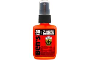 Ben's Tick & Insect Repellent - Travel Size Bug Spray with 30% DEET for Mosquitoes, Ticks & More - Up to 7 Hours of Protection - Fragrance-Free - 1.25 Fl Oz (4 Pack)