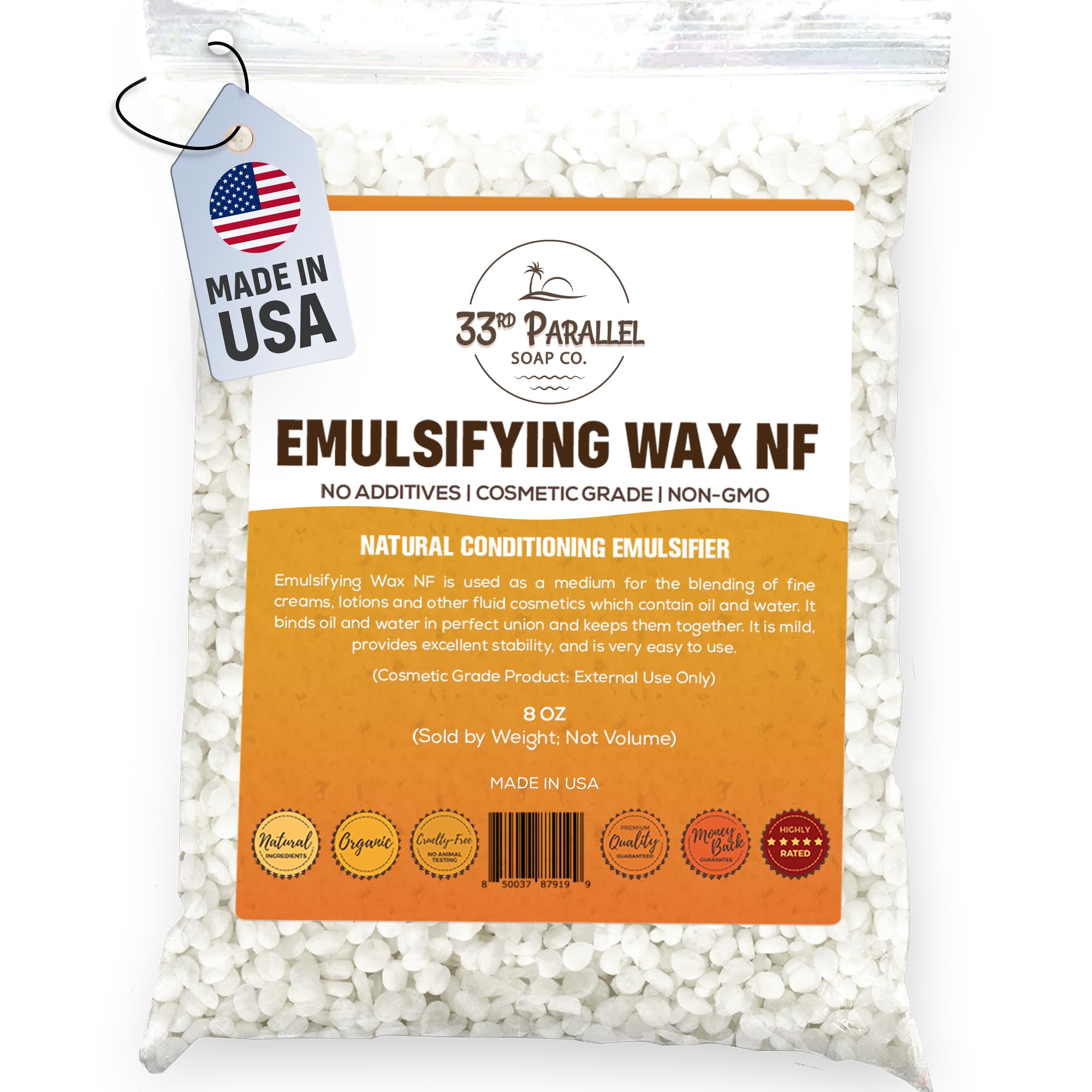 Non-GMO Emulsifying Wax NF Pastilles