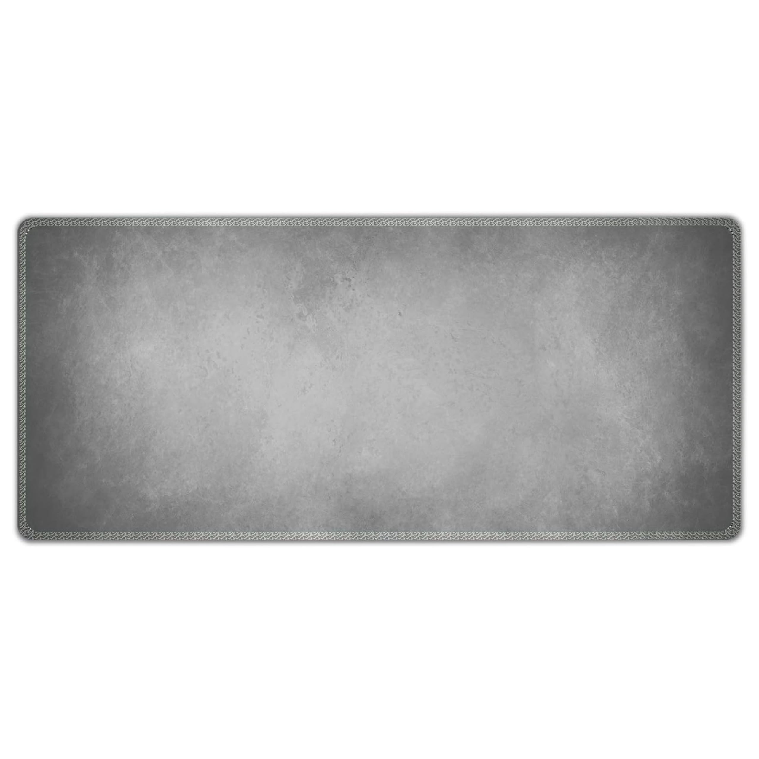 Silent Monsters Mouse Mat Size XX Large 35 x 16 inches / 90 x 40 cm, grey, Stitched Edges, washable & rollable Mouse Pad, Gaming Home Office Mousemat, Mousepad non-slip & quiet, Desk Mat XXL