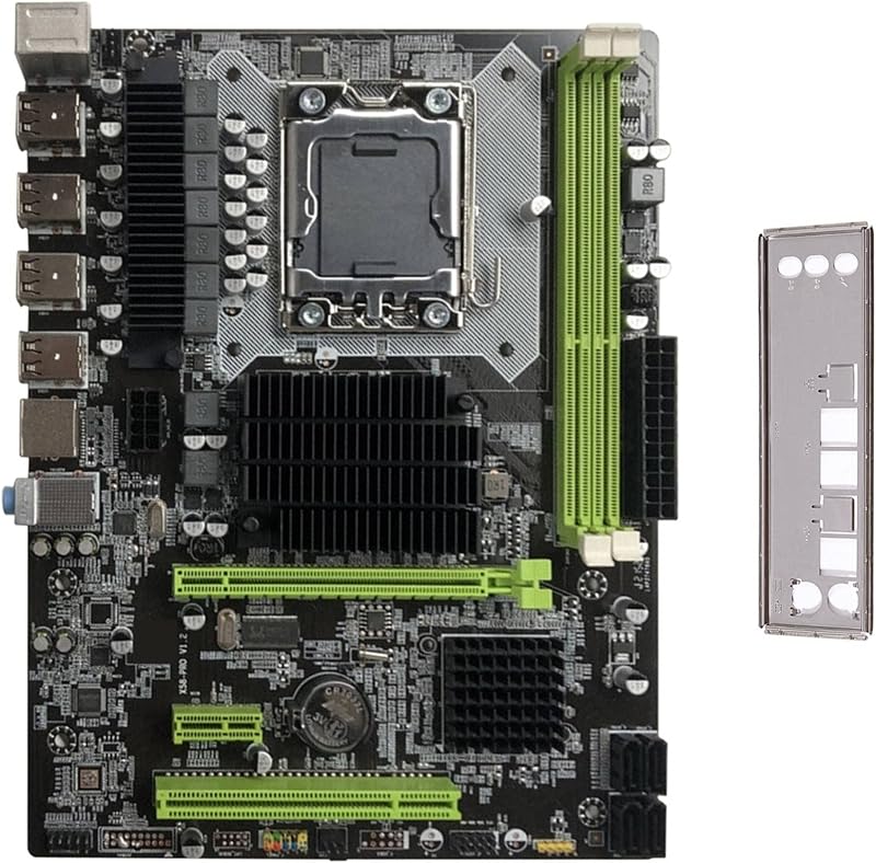 Lodokdre X58 Motherboard LGA1366 DDR3 ECC RAM XEON X5650 X5670 CPU Graphics