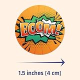 TownStix Superhero Comic Stickers 20 Sheets 200 Stickers Brand New view 4