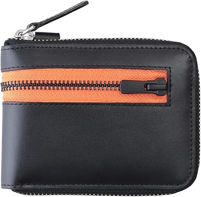 Amazon ユナイテッドオム United Homme 折り財布 メンズ 革 レザー ラウンドファスナー デザインジッパー 財布 Uh 1594 オレンジ United Homme ユナイテッドオム 財布