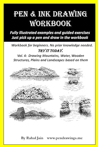 Download Pen and Ink Drawing Workbook Vol 4: Learn to Draw Pleasing Pen & Ink Landscapes PDF