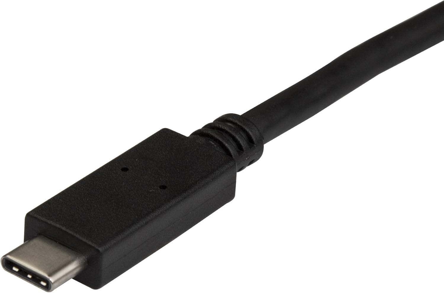 StarTech.com 0.5m USB-A to USB-C Cable - M/M - USB 3.1 (10Gbps), Black, 2 ft / 50cm