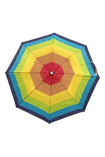Nylon Multicolour Foldable Umbrella (bam06)