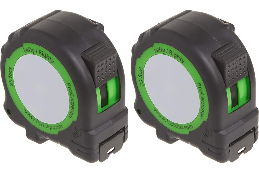 Fastcap PSSR-25 25-Foot ProCarpenter Lefty/Righty Standard Measuring Tape (Pack of 2)