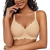 Avidlove Wireless Bras for Women Comfort Seamless Bra Smooth Bralette Everyday Sleep Jelly Bras Regular and Plus