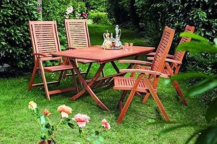 MERXX Gartenmöbel Gartensitzgruppe Cordoba 5-teilig: Amazon.de: Küche