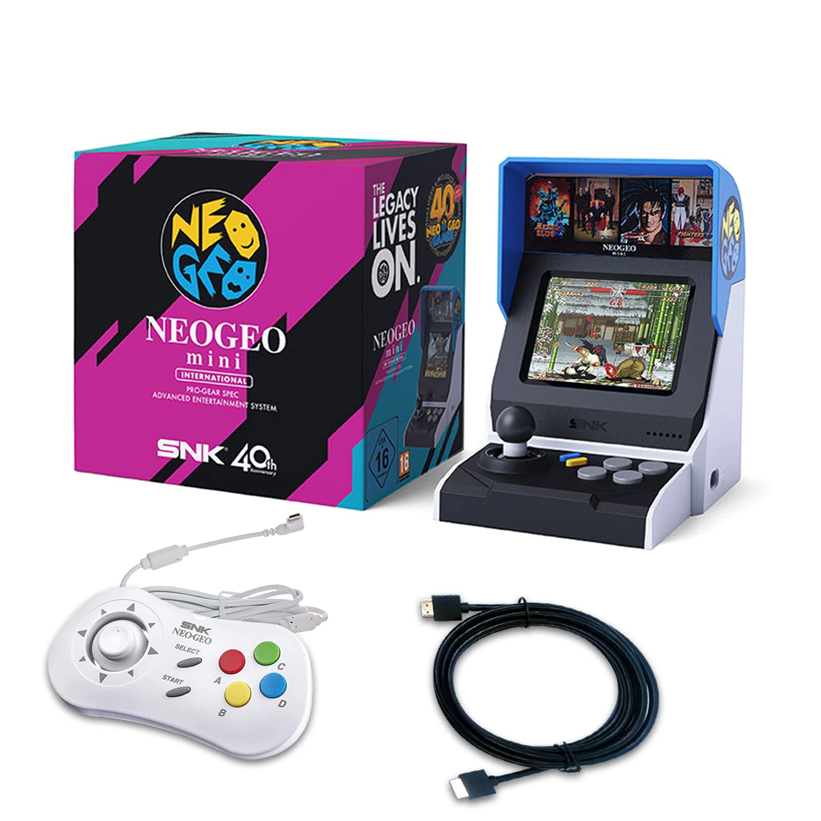 Neo Geo Mini Console NEOGEO Mini Arcade - 40 Classic Games