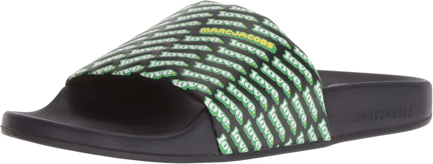 marc jacobs logo sport slide sandal