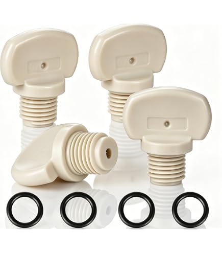 4 Tapones De Drenaje Para Bomba De Piscina Con Juntas Tóricas – Repuesto Universal 1/2 O 3/4, Ideal Para Filtros Y Sistemas De Agua